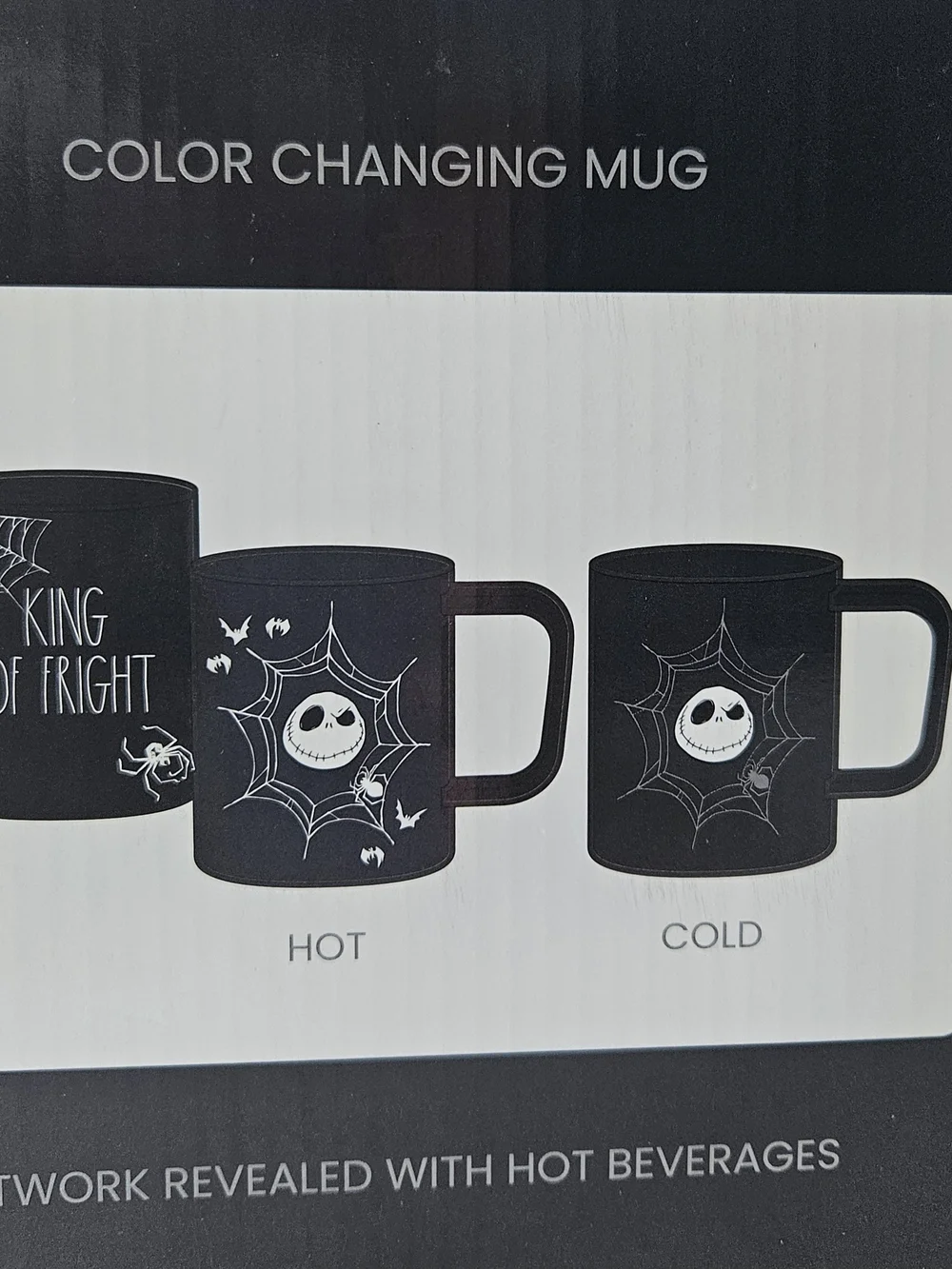 brand-new Rae Dunn x Disney's The Nightmare Before Christmas Color-Changing Mug